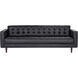 Donnie Coal Black Sofa